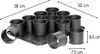 ZENKER Backblech Mini-Törtchen 12er Set 38x30cm Ø8,5cm Produktbild-Vorschau 7