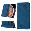 Hülle für iPhone XS Max Prägung Flip Leder Brieftasche Produktbild-Vorschau 2