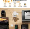 TESSAN 12 Fach Mehrfachsteckdose mit 6 USB(4 USB-A/2 USB-C) Produktbild-Vorschau 2