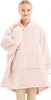 HOMELEVEL Kinder Fleece Hoodie Pullover - Pulli mit Kapuze Produktbild-Vorschau 4