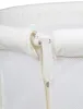 Dětská postýlka BabyGo Amila s matrací a kolečky, krémová Náhled obrázku produktu 16