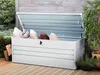 BELIANI Úložný box světle šedý kov 165x70 cm zahradní Náhled obrázku produktu 2