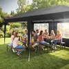 ECD Germany Pavillon 3x6 m Schwarz, Wasserdicht Stabil Produktbild-Vorschau 10