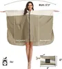 Uni Regenponcho mit Kapuze, wasserdichter Regenmantel für Produktbild-Vorschau 6