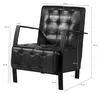 MASSIVMOEBEL24 Sessel Echtleder 64x76x83 cognac IRON LABEL Produktbild-Vorschau 8
