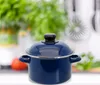 ELO Royalblau Kochtopf Ø 16 cm  Hochwertige Emaille in Produktbild-Vorschau 2