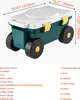 SucceBuy Fahrbarer Gartensitz mit Stauraum und Rollen – Produktbild-Vorschau 6