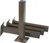 Nábytková noha hranatá 25x25x100 mm chrom Náhled obrázku produktu 2