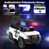 GOPLUS Kinder Elektroauto Polizei, 6V Kinderfahrzeug mit Produktbild-Vorschau 4