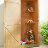 Outsunny tuinkast, tuinhuisje met legplanken, asfalt dak, Productafbeelding-voorbeeld 9