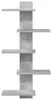 vidaXL Wandregal Betongrau 48,5 x 15 x 101 cm Holzwerkstoff Produktbild-Vorschau 4