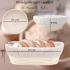 Set di cestini di lievitazione rotondi e ovali | Banneton Anteprima dell’immagine prodotto 7