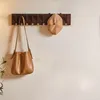 Massivholz Multifunktionale Wandgarderobe Wandhaken Produktbild-Vorschau 10