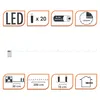 Svetelná reťaz s 20 LED diódami v teplej bielej farbe - 200 Náhľad obrázku produktu 2