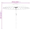 vidaXL Sonnenschirm mit Aluminium-Mast 270 cm Taupe -  Produktbild-Vorschau 9