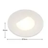 Arcchio LED-Einbaulampe Vexi, Ø 7,8 cm, weiß, Aluminium, Produktbild-Vorschau 5