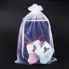 100 Stück Organzabeutel 20x30CM Organzasäckchen Weiß Produktbild-Vorschau 6
