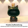 Schlüsselbrett, Dekoschale, Lachende Katze, Ornamente, Produktbild-Vorschau 6