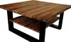 Couchtisch 90x90cm Patrick, Sofatisch mit Ablage, Produktbild-Vorschau 2
