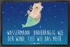 Mr. & Mrs. Panda Fußabtreter Wassermann Astrologie 50 x 75 Produktbild-Vorschau 1