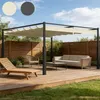 Ikodm Pergola 3 x 3 m Impermeabile Stabile Resistente Anteprima dell’immagine prodotto 8