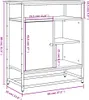 vidaXL Príborník Sonoma dub 69 x 35 x 80 cm materiál na Náhľad obrázku produktu 6