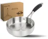 DIVORY Edelstahlpfanne 16cm – unbeschichtete Pfanne aus Produktbild-Vorschau 1