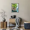 Gerahmtes Poster - Schwarzer Rahmen - Boot Klippen Natur Produktbild-Vorschau 7