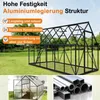 UISEBRT Premium Serre en aluminium 340x180x195cm, 6.125m² Voir les images du produit 4