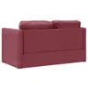vidaXL Bodensofa mit Schlaffunktion Weinrot 112x174x55 cm Produktbild-Vorschau 10