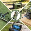 Noodradio met handkrik en zonnepaneel, 12000mAh, AM/FM/SW Productafbeelding-voorbeeld 3