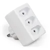 Steckdosenadapter McPower, 3 x Euro, Weiss Produktbild-Vorschau 1