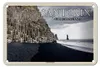 Blechschild Reise 18x12cm Santorin Griechenland Schwarzer Produktbild-Vorschau 1