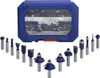 WORKPRO Set di frese da 15 pezzi con codoli da 8 mm in Anteprima dell’immagine prodotto 1