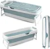 Faltbare Silikonbadewanne Blau Tragbares Bad Home SPA 152cm Produktbild-Vorschau 17