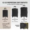 DEUBA® Set de 3x Valises Rigides M, L, XL - Serrure Voir les images du produit 2