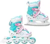 A pair of adjustable 2-in-1 inline skates and ice skates for children, shown against a white background. Produktbild-Vorschau