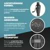 KINGSLEEVE Ombrellone XXL 460x270 cm Protezione UV 80+ Anteprima dell’immagine prodotto 6