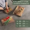 WALDWERK Schneidebrett 3er Set (40x30 / 33x24 / 26x18cm) Produktbild-Vorschau 3
