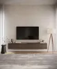 Selsey Bemmi - TV-Hängeboard, Walnuss Wisconsin, 200 cm Produktbild-Vorschau 2
