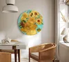 Italienischer Leinwand Rundes Bild - Vase with Twelve Produktbild-Vorschau 2
