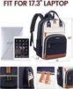 Damen Laptop Rucksack 17 Zoll Schulrucksack Mädchen Produktbild-Vorschau 2