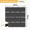 Faziango WPC Terrassenfliesen 1 m², 30 x 30 cm 11 Stücke, Produktbild-Vorschau 2