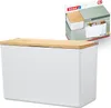 tesa Baboo Badorganizer XL Bambusdeckel Wandmontage ohne Produktbild-Vorschau 1