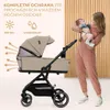 KINDERKRAFT SELECT Poussette combinée Yoxi 2in1 Sand Beige Voir les images du produit 8