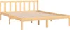 vidaXL Letto in legno di pino massiccio 160x200 cm Anteprima dell’immagine prodotto 3