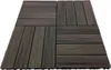 WPC-Fliesen 0,81m² 30x30cm Holzoptik Bodenfliese Produktbild-Vorschau 2
