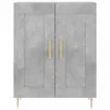 vidaXL Credenza grigio cemento 69,5x34x90 cm materiale a Anteprima dell’immagine prodotto 5