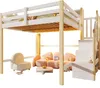 Lit mezzanine Merax 140x200 cm, lit superposé avec LED, lit Voir les images du produit 9