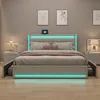 Stauraumbett 180x200cm, Bett mit Stauraum, 4 Schubladen, Produktbild-Vorschau 3